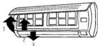 AIRTON TAC 12 CHSAZI - Arreter l'unité et retirer le filtré à air. - 1