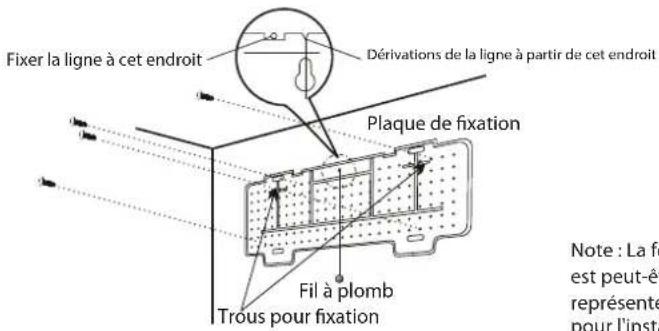 AIRTON TAC 12 CHSAZI - Installation de la plaque de montage : - 1