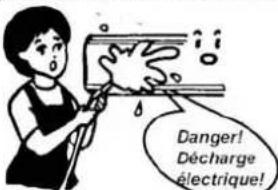 AIRTON TAC 12 CHSAZI - Ne jamais jeter de l'eau dans l'unité interieure. - 1