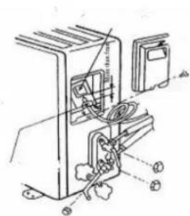 AIRTON HSU 12 RHE03R2 - Raccordement des câbles électriques à l'unité extérieure. - 1