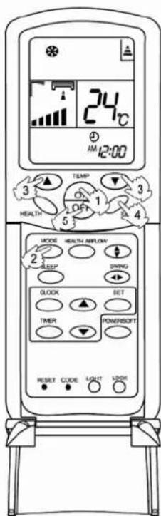 AIRTON HSU 12 RHE03R2 - Mode refroidissement : - 3