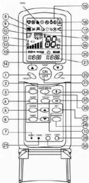 AIRTON H2SM 12 RH03R2 - Telecommande - 1