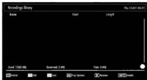 SABA LED26V11 - Watching Recorded Programmes - 1