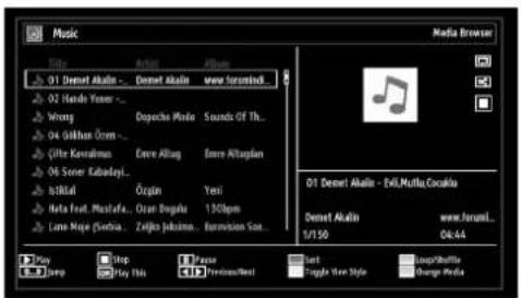 SABA LED26V11 - Playing Music via USB - 1