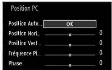 SABA LED26V11 - Réglages de l'image du PC - 1