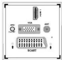 SABA LED26V11 - Conexión a un ReproduCTOR de DVD mediante Tomas de Componentes (YPbPr) o Euroconector - 2