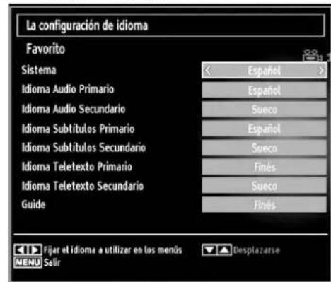 SABA LED26V11 - Confi guración de Idioma - 1