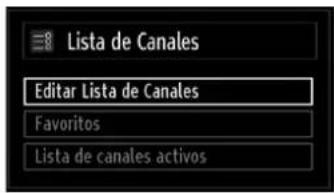 SABA LED26V11 - Administración de Emisoras: Lista de Canales - 1