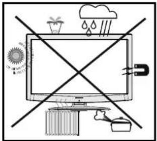 SABA LED26V11 - Conexión a un sistemas de difusión de television (TV por cable, etc.) desde el sintonizador - 1
