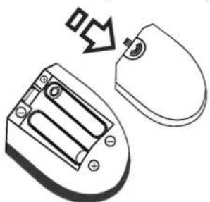 SABA LED26V11 - Inserting Batteries - 1