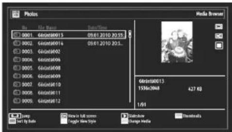 SABA LED26V11 - Viewing Photos via USB - 1