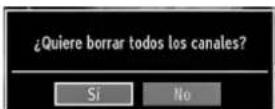 SABA LED26V11 - Borrado de Listas de Servicios (*) - 1