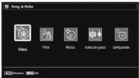 SABA LED26V11 - Reproduccion Multimedia mediente el Explorador Multimedia - 1