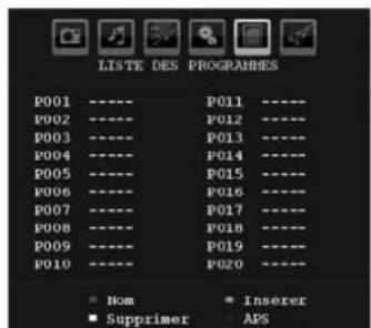 SABA L22V884 - Tableau des programmes - 1