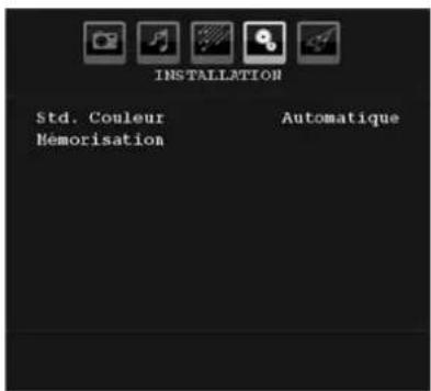 SABA L22V884 - Menu d'installation dans des modes AV - 1