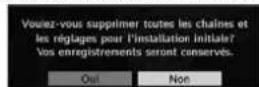 SABA L22V884 - Effacer la liste des chaînes (*) - 2