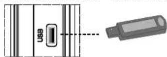 SABA L22V884 - Utilisation de l'entrée USB latérale - 1