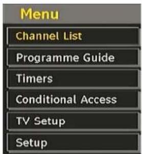 SABA CLS16V4 - IDTV Menu System - 1