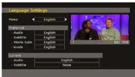 SABA CLS16V4 - Language - 2