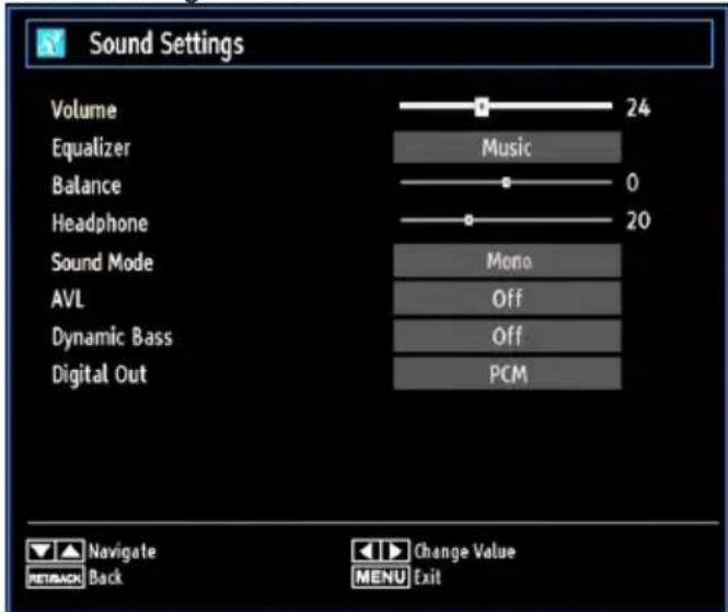 SABA L22D980 - Configuring Sound Settings - 1
