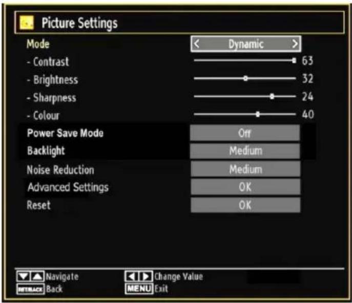 SABA L22D980 - Configuring Picture Settings - 1