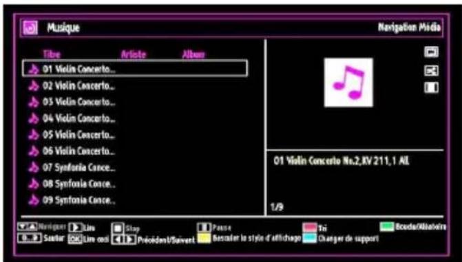 SABA L22D980 - Lire la musique via USB - 1