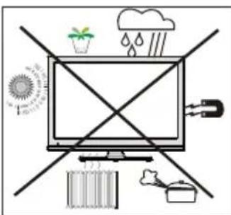 SABA L22D980 - Branchement à un système de distribution télévisé (TV Câblé etc.) avec tuner - 1