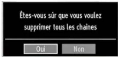 SABA L22D980 - Effacer la liste des chaînes (*) - 1