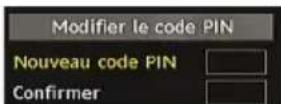 SABA SCB1910VX - Paramétrage du code PIN - 1