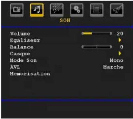 SABA SCB1910VX - Menu Audio - 1