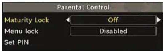 SABA SCB1910VX - Parental Control - 1