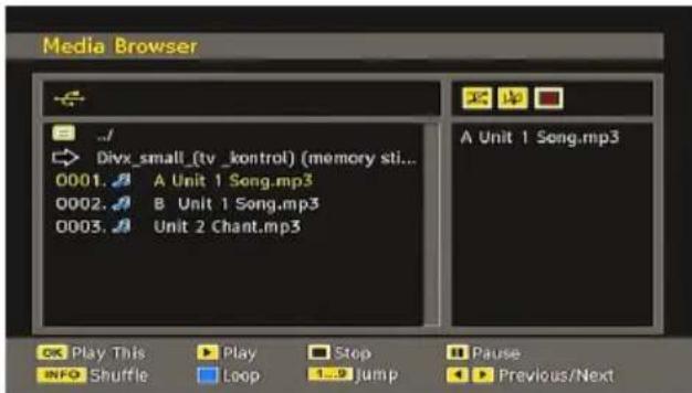 SABA SCB1910VX - Playing MP3 Files - 1