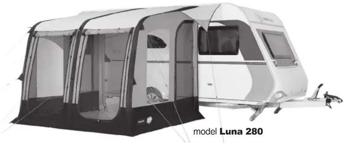 TRIGANO Luna 280 - ERECTING THE AWNING - 6