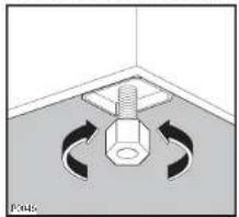ARTHUR MARTIN ELECTROLUX ADE 5336 - Assurez-vous que le sèche-linge est bien d'aplomb en agissant sur les pieds. - 1