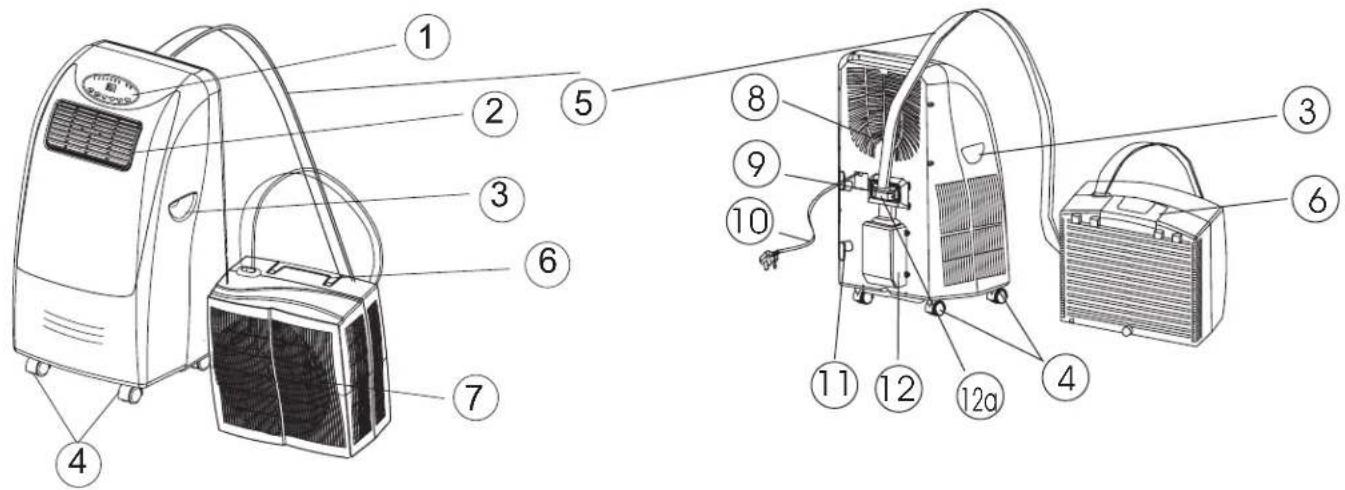 KING D HOME CLI150E - LIST DES ELEMENTS & DESCRIPTIF : - 1