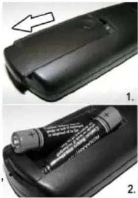 GRANDIN LC40R - Inserting Batteries - 1