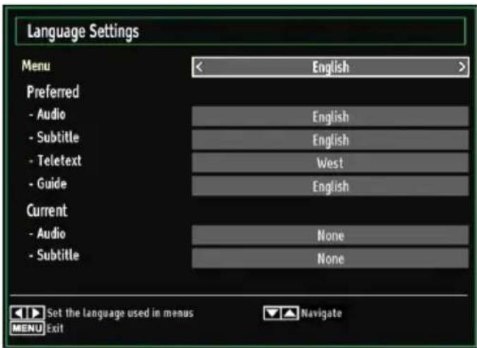 GRANDIN LC40R - Configuring Language Preferences - 1