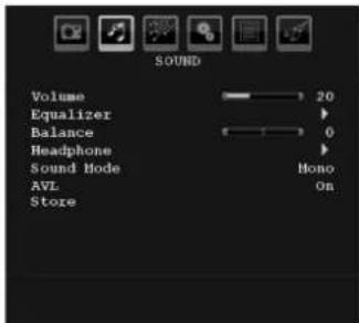 GRANDIN L19V99S - Sound Menu - 1