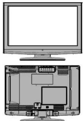 GRANDIN L19V99S - LCD TV and Operating Buttons - 1