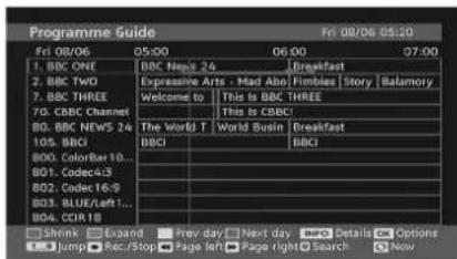 GRANDIN L19V99S - Electronic Programme Guide (EPG) - 1