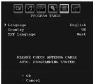 GRANDIN L19V99S - Automatic Channel Scan - 3