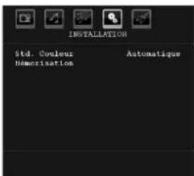 GRANDIN L19V99S - Menu d'installation dans des modes AV - 1