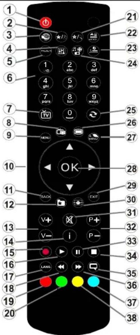 GRANDIN DL39V200 - Télécommande - 1