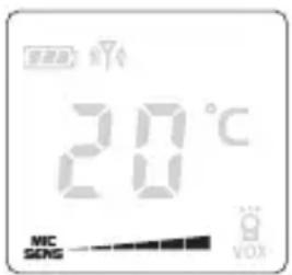 Neonate BC5800D - Adjusting the microphone sensitivity of the baby unit - 1