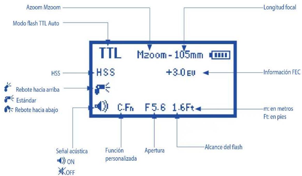Phottix Mitros TTL (Sony) - La Pantalla LCD - 1
