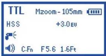 Phottix Mitros TTL (Sony) - TTL模式的界面 - 1