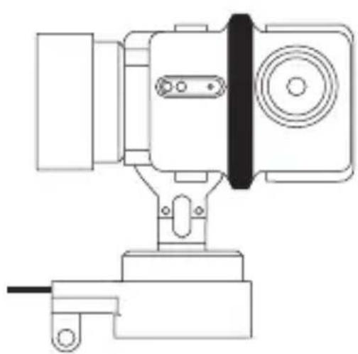 EZVIZ S5 Plus - Aplicaţie 2 Instalarea pe un stabilizator - 2