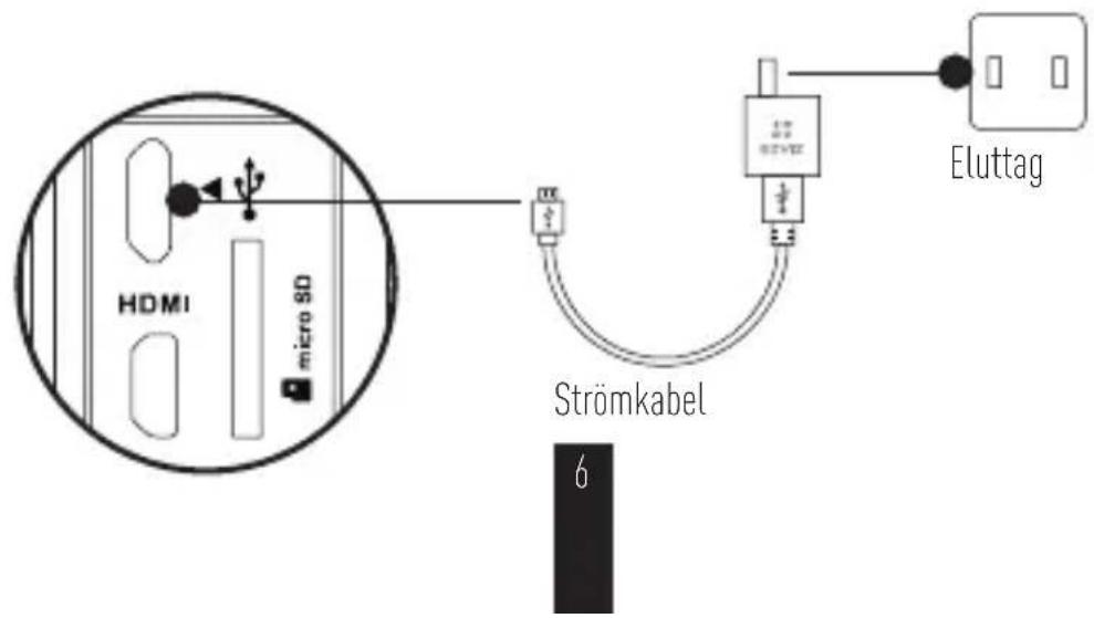 EZVIZ S5 Plus - Anslut kameran till stromforsorjningen - 1