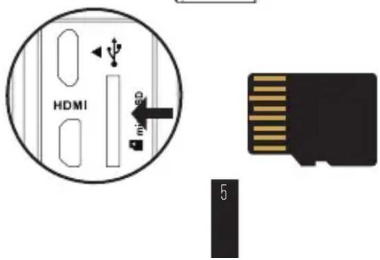 EZVIZ S5 Plus - Introdução do cartão microSD - 2