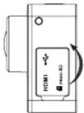 EZVIZ S5 Plus - Helyezze be a microSD-kártyát. - 1